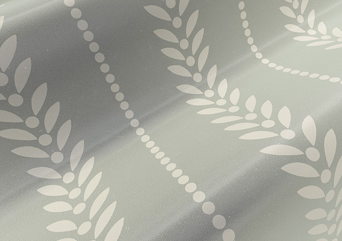 Laurel Stripe, Grey - Roman Blind - Image 4